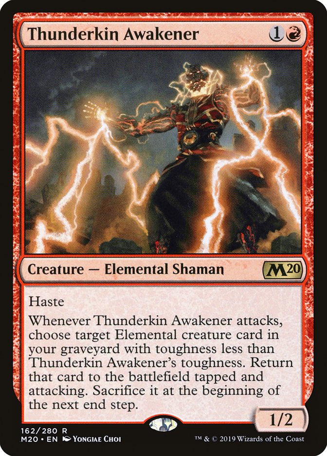 Thunderkin Awakener [Core Set 2020] | Cards and Coasters CA