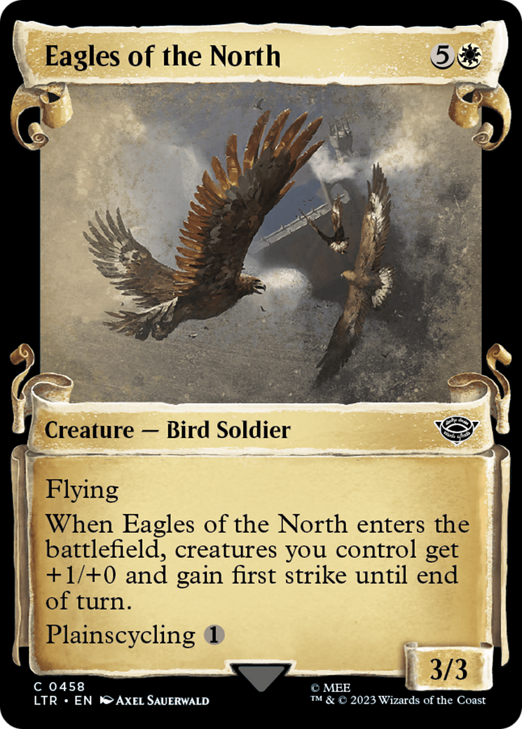 Eagles of the North [The Lord of the Rings: Tales of Middle-Earth Showcase Scrolls] | Cards and Coasters CA