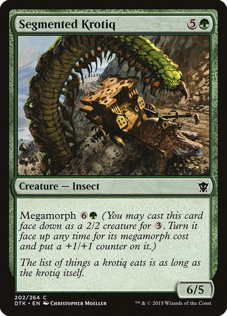 Segmented Krotiq [Dragons of Tarkir] | Cards and Coasters CA