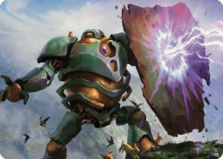 Walking Bulwark Art Card [Dominaria United Art Series] | Cards and Coasters CA