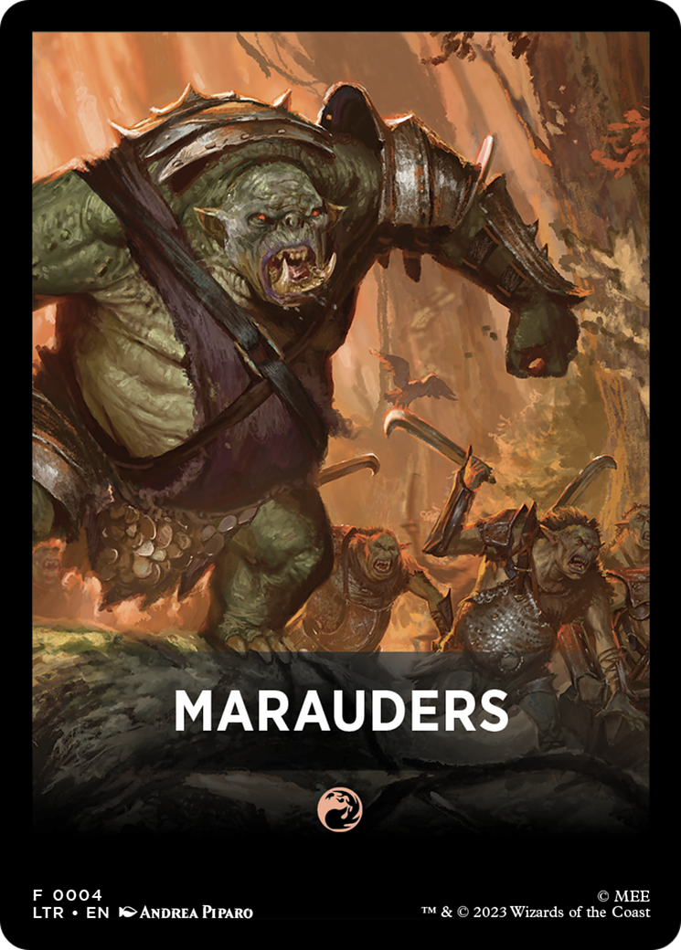 Marauders Theme Card [The Lord of the Rings: Tales of Middle-Earth Tokens] | Cards and Coasters CA