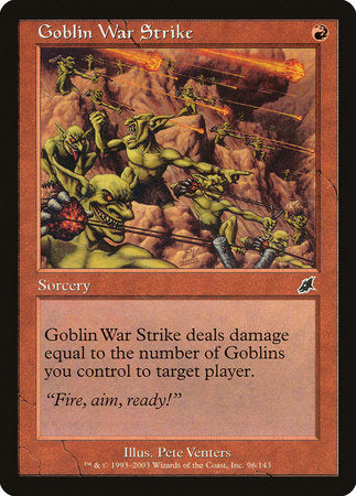 Goblin War Strike [Scourge] | Cards and Coasters CA