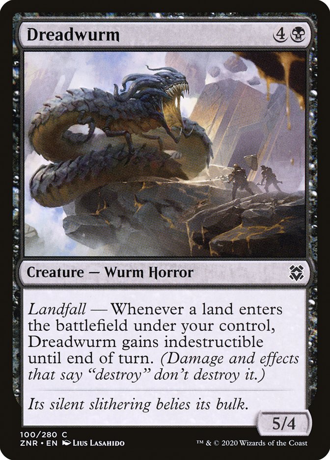 Dreadwurm [Zendikar Rising] | Cards and Coasters CA
