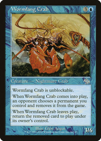 Wormfang Crab [Judgment] | Cards and Coasters CA