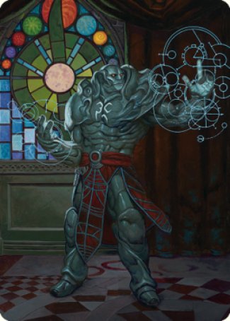 Karn, Living Legacy Art Card 2 [Dominaria United Art Series] | Cards and Coasters CA