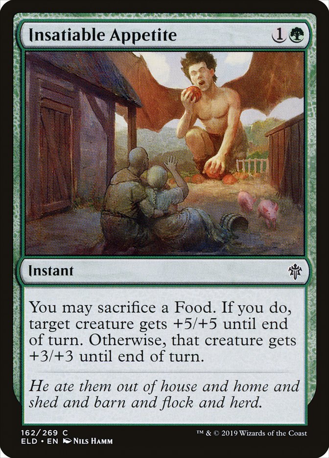 Insatiable Appetite [Throne of Eldraine] | Cards and Coasters CA