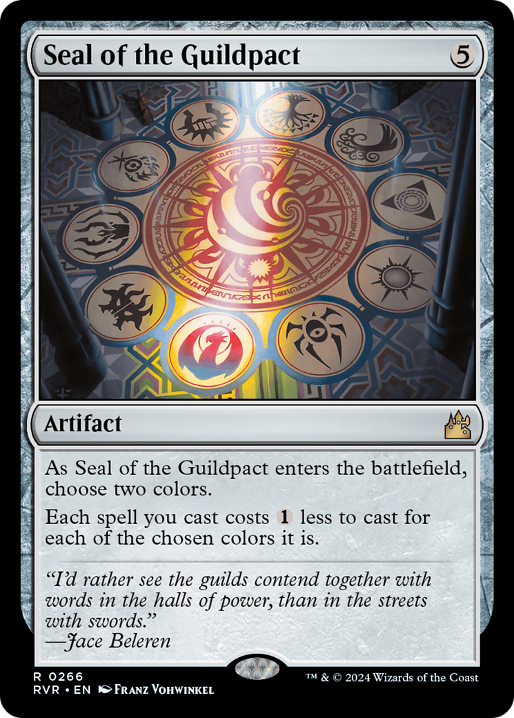 Seal of the Guildpact [Ravnica Remastered] | Cards and Coasters CA