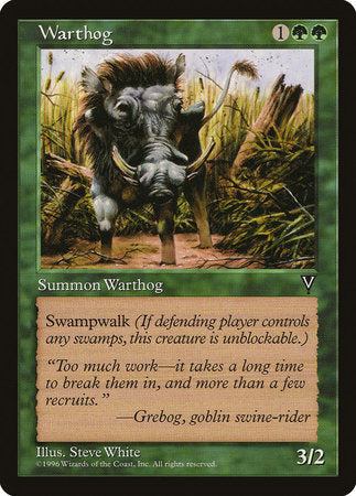 Warthog [Visions] | Cards and Coasters CA