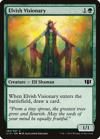 Elvish Visionary [Commander 2014] | Cards and Coasters CA