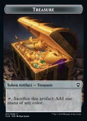 Treasure // Devil Double-sided Token [Commander Legends: Battle for Baldur's Gate Tokens] | Cards and Coasters CA
