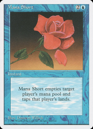 Mana Short [Fourth Edition] | Cards and Coasters CA