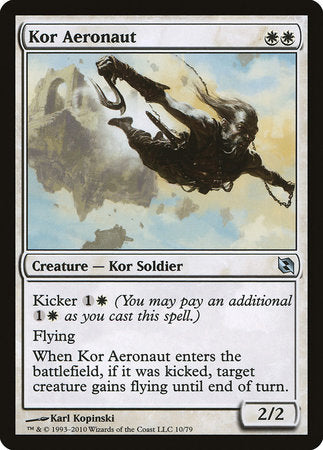 Kor Aeronaut [Duel Decks: Elspeth vs. Tezzeret] | Cards and Coasters CA
