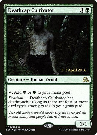 Deathcap Cultivator [Shadows over Innistrad Promos] | Cards and Coasters CA