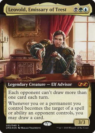 Leovold, Emissary of Trest [Ultimate Box Topper] | Cards and Coasters CA