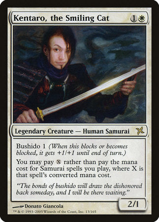 Kentaro, the Smiling Cat [Betrayers of Kamigawa] | Cards and Coasters CA