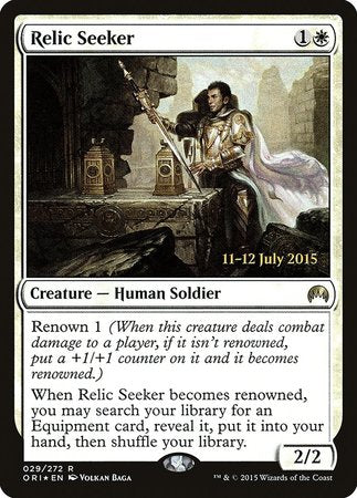 Relic Seeker [Magic Origins Promos] | Cards and Coasters CA