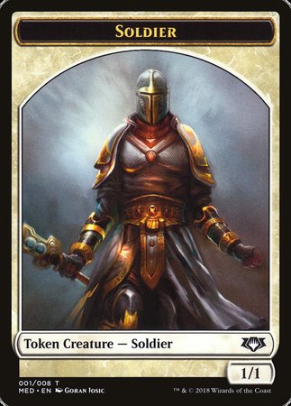 Soldier Token [Mythic Edition Tokens] | Cards and Coasters CA