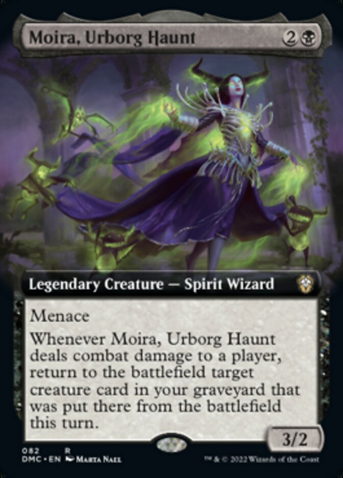 Moira, Urborg Haunt (Extended Art) [Dominaria United Commander] | Cards and Coasters CA