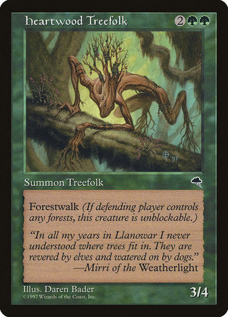 Heartwood Treefolk [Tempest] | Cards and Coasters CA