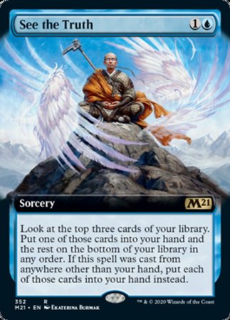 See the Truth (Extended Art) [Core Set 2021] | Cards and Coasters CA