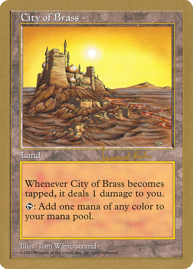 City of Brass (Janosch Kuhn) [World Championship Decks 1997] | Cards and Coasters CA