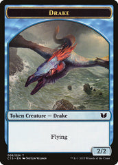 Drake // Elemental (020) Double-Sided Token [Commander 2015 Tokens] | Cards and Coasters CA