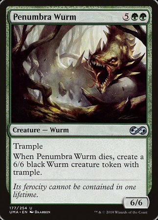 Penumbra Wurm [Ultimate Masters] | Cards and Coasters CA