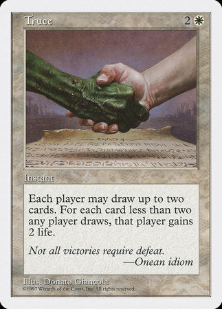 Truce [Fifth Edition] | Cards and Coasters CA