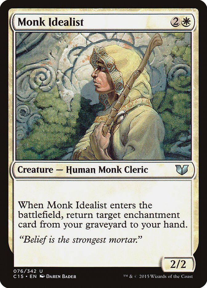 Monk Idealist [Commander 2015] | Cards and Coasters CA
