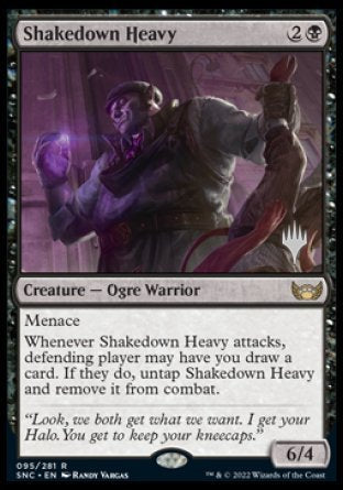 Shakedown Heavy (Promo Pack) [Streets of New Capenna Promos] | Cards and Coasters CA