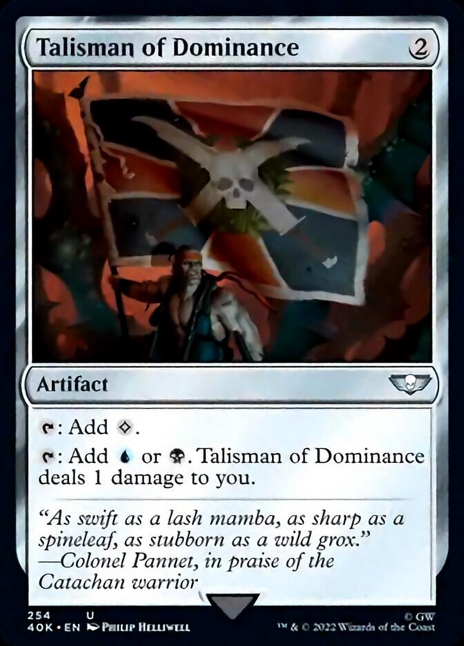 Talisman of Dominance (254) [Universes Beyond: Warhammer 40,000] | Cards and Coasters CA