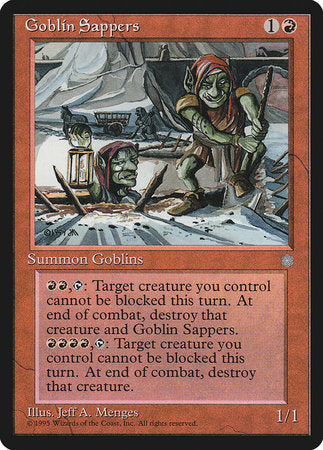 Goblin Sappers [Ice Age] | Cards and Coasters CA