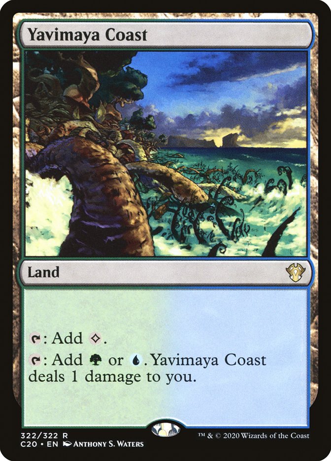 Yavimaya Coast [Commander 2020] | Cards and Coasters CA