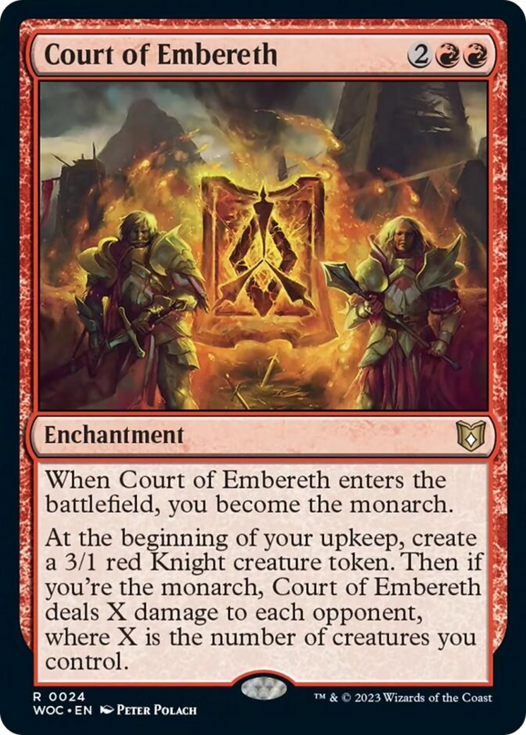 Court of Embereth [Wilds of Eldraine Commander] | Cards and Coasters CA