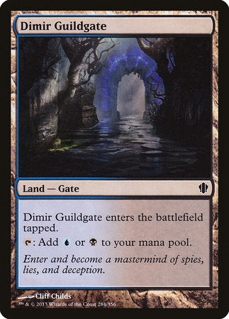 Dimir Guildgate [Commander 2013] | Cards and Coasters CA