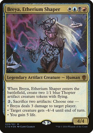 Breya, Etherium Shaper (Commander 2016) [Commander 2016 Oversized] | Cards and Coasters CA