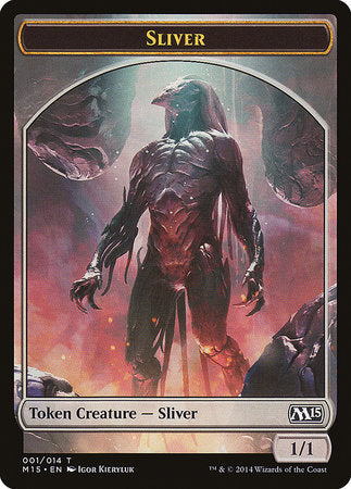 Sliver Token [Magic 2015 Tokens] | Cards and Coasters CA