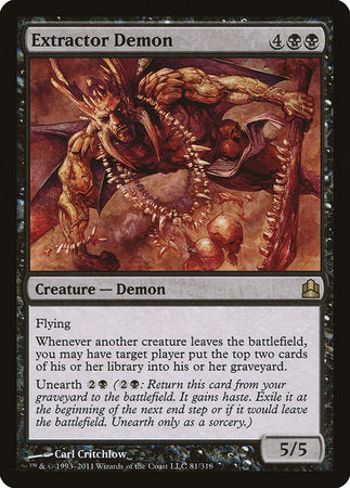 Extractor Demon [Commander 2011] | Cards and Coasters CA