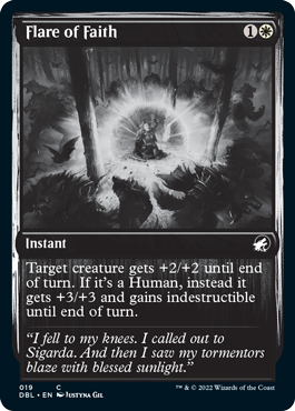 Flare of Faith [Innistrad: Double Feature] | Cards and Coasters CA
