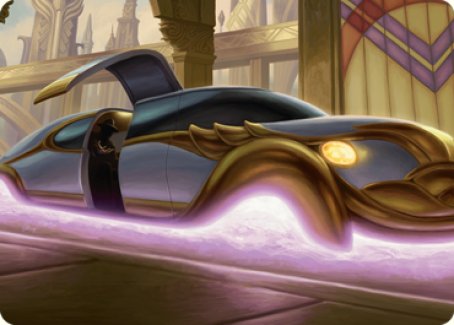 Mysterious Limousine Art Card [Streets of New Capenna Art Series] | Cards and Coasters CA