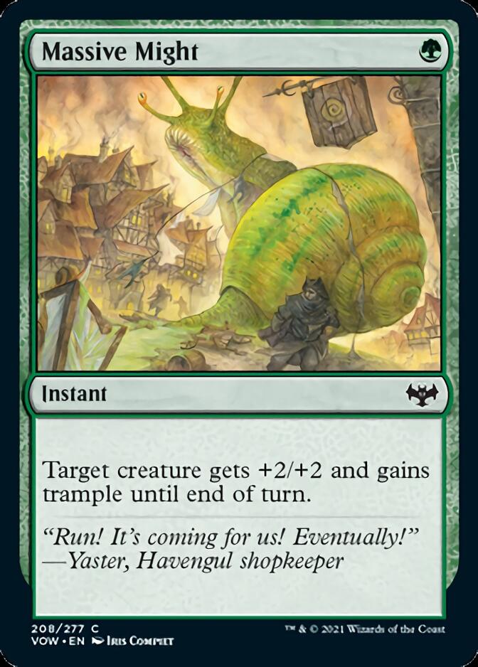 Massive Might [Innistrad: Crimson Vow] | Cards and Coasters CA