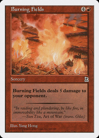 Burning Fields [Portal Three Kingdoms] | Cards and Coasters CA