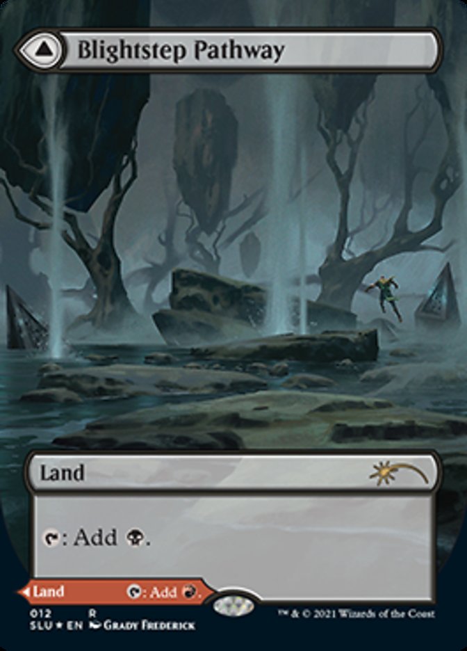 Blightstep Pathway // Searstep Pathway (Borderless) [Secret Lair: Ultimate Edition 2] | Cards and Coasters CA
