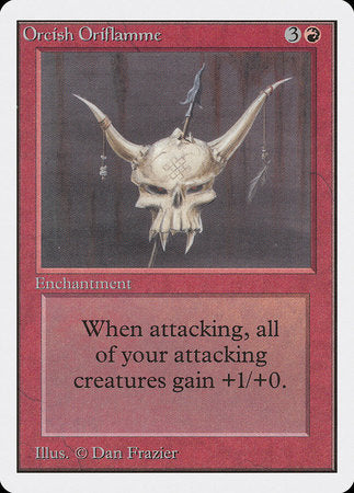 Orcish Oriflamme [Unlimited Edition] | Cards and Coasters CA