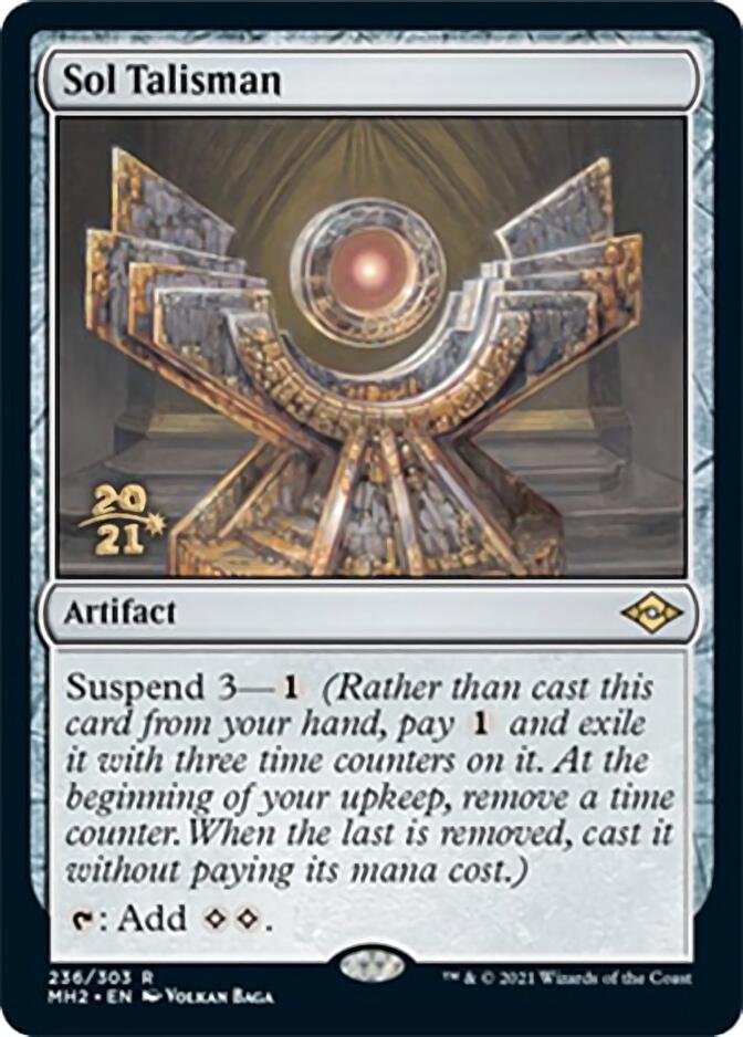 Sol Talisman [Modern Horizons 2 Prerelease Promos] | Cards and Coasters CA