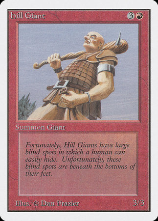 Hill Giant [Unlimited Edition] | Cards and Coasters CA