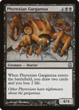 Phyrexian Gargantua [Duel Decks: Phyrexia vs. the Coalition] | Cards and Coasters CA