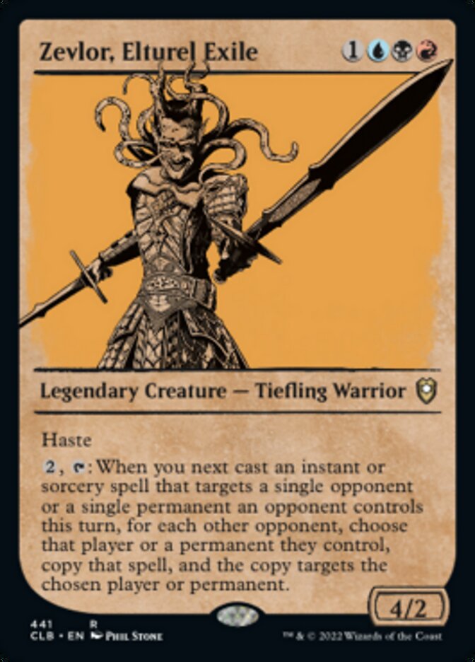 Zevlor, Elturel Exile (Showcase) [Commander Legends: Battle for Baldur's Gate] | Cards and Coasters CA