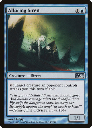 Alluring Siren [Magic 2010] | Cards and Coasters CA