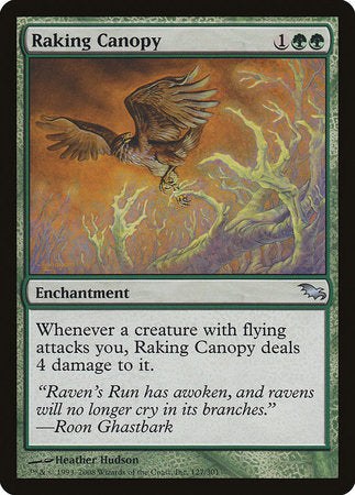 Raking Canopy [Shadowmoor] | Cards and Coasters CA